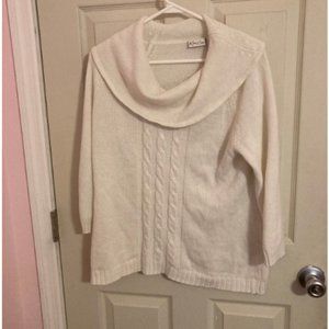 Kim Rogers Petite Large Cream Sweater